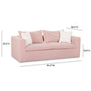 Salty 84.5" Striped Contract-Grade Indoor/Outdoor Sofa
