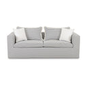 Salty 84.5" Striped Contract-Grade Indoor/Outdoor Sofa