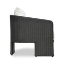 Alexa Rattan Performance Fabric Outdoor Accent Chair