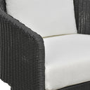 Alexa Rattan Performance Fabric Outdoor Accent Chair