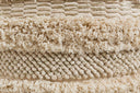 Yorba Beige Cotton Pouf
