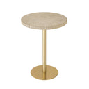 Fiona Gold Stone Side Table