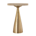 Celeste Ribbed Side Table