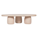 Rahul 59" Cream Coffee Table
