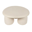 Rahul 34" Cream Round Coffee Table