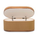 Olivier 41" Boucle Oval Storage Ottoman