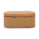 Olivier 41" Boucle Oval Storage Ottoman