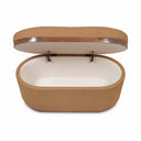 Olivier 41" Boucle Oval Storage Ottoman