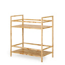 Destin Natural Burl Contract-Grade Bar Cart