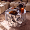 Forma 34" Chrome Coffee Table by TOV Furniture, view 3
