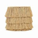 Luau Natural Rattan Round End Table