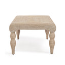 Vicky 49" Natural Woven Seagrass Rectangular Coffee Table