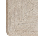 Vicky 49" Natural Woven Seagrass Rectangular Coffee Table