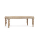 Vicky 49" Natural Woven Seagrass Rectangular Coffee Table