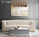 Lana Mirrored Coffee Table (43"-48")