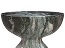 Rue Faux Marble Indoor / Outdoor Round Side Table