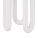 Tildy White Concrete Indoor / Outdoor Round Side Table