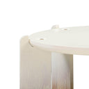 Gloria 35" Cream Oak Round Coffee Table