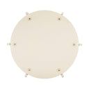 Gloria 35" Cream Oak Round Coffee Table