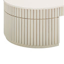 Bella 48" Cream Oval Coffee Table