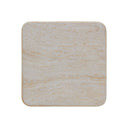 Brut Faux Travertine & Breccia Concrete Indoor/Outdoor Side Table