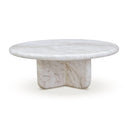 Juju Faux Marble Indoor/Outdoor Round Coffee Table (24"-32")