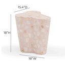 Slab Faux Terrazzo Indoor/Outdoor Side Table