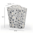 Slab Faux Terrazzo Indoor/Outdoor Side Table