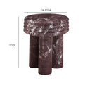 Delta Concrete Indoor/Outdoor Round Side Table