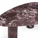 Libby Faux Red Levanto Marble Indoor/Outdoor Coffee Table (36"-48")