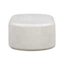 Suraya 55" Indoor/Outdoor Concrete Rounded Coffee Table