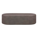 Suraya 55" Indoor/Outdoor Concrete Rounded Coffee Table