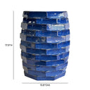 Trax Azul Blue Indoor/Outdoor Ceramic Side Table