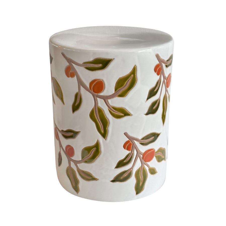 Tempest Citrus Indoor/Outdoor Ceramic Table