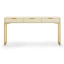 Pesce 59" Faux Shagreen 3-Drawer Console Table