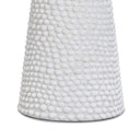 Coast Pearl White Seashell Round Side Table
