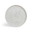 Coast Pearl White Seashell Round Side Table