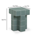 Alma Tile Concrete Indoor/Outdoor Side Table