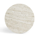 Asta Faux Travertine Indoor/Outdoor Concrete Side Table