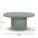 Jade Concrete Indoor/Outdoor Coffee Table (28"-34")