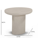 Jade Concrete Indoor/Outdoor Side Table