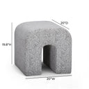 Desi Woven Performance Fabric Ottoman