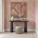 Braya 50" Faux Emperador Marble Console Table