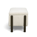 Abby 52" Nubby Fabric Storage Bench