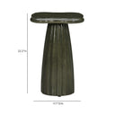Addison Green Concrete Indoor/Outdoor Side Table by TOV Furniture, view 5