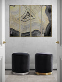 Opal Performance Velvet Ottoman