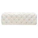 Kaylee 49" Performance Velvet Tufted Jumbo Ottoman