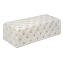 Kaylee 49" Performance Velvet Tufted Jumbo Ottoman