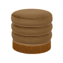 Lakka Performance Velvet Ottoman