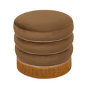 Lakka Performance Velvet Ottoman